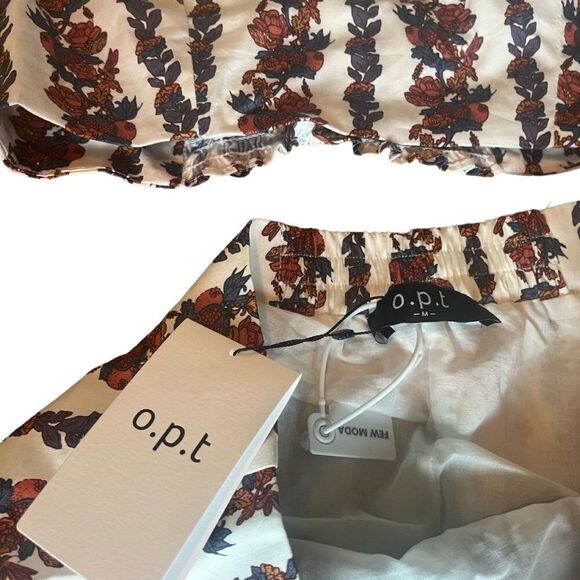 O.P.T NWT Cotton Linen Blend Sana Two Piece Set - Picture 6 of 11